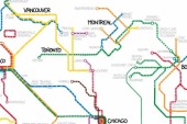 Best Thing on the Internet Today: If All The Subways in North America Were Connected