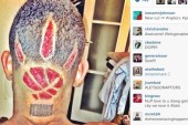 Amir Johnson Shaved the Raptors Logo Into His Head